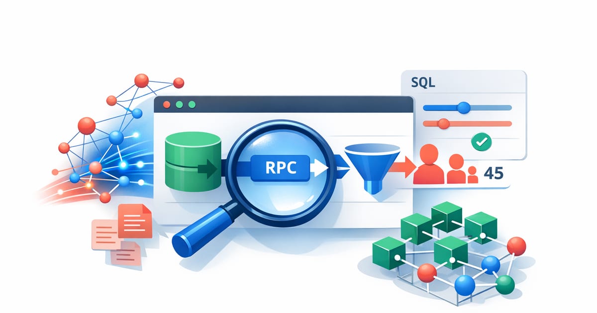 Why I Kept Search Scope Inside a Single Supabase RPC