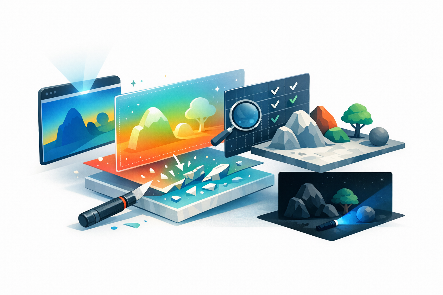 How I Carve Objects Out of Depth Instead of Texture